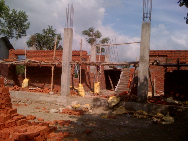 ny skolebygning på vej ny skolebygning til Shanti Priya