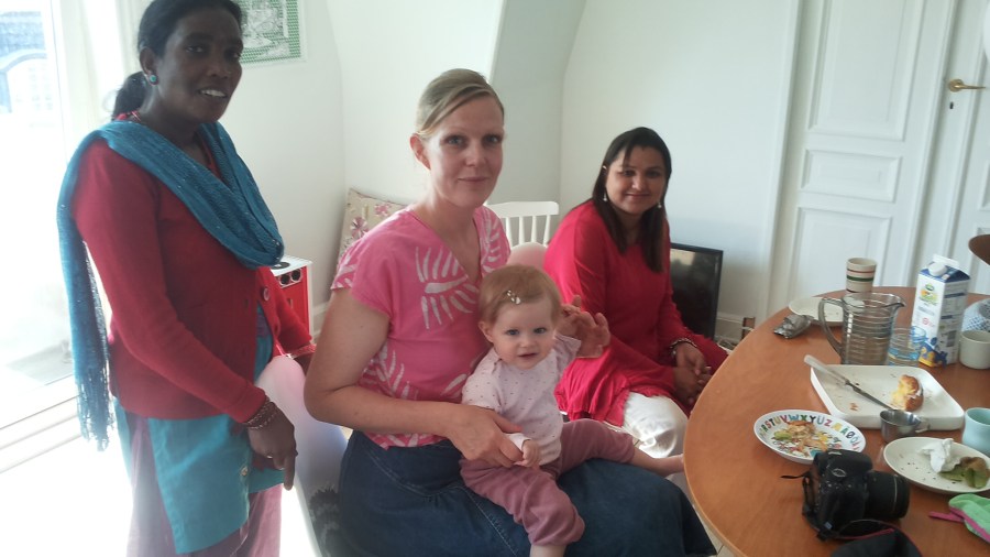 Musahar besøg hos Karen Bagge